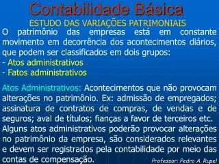 contabilidade b sica