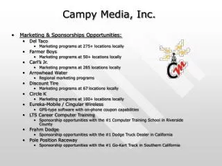 Campy Media, Inc.