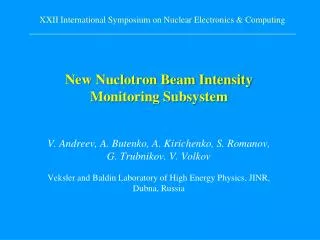 New Nuclotron Beam Intensity Monitoring Subsystem
