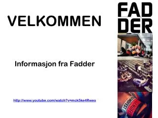velkommen