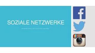 soziale netzwerke