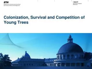 Colonization, Survival and Competition of Young Trees
