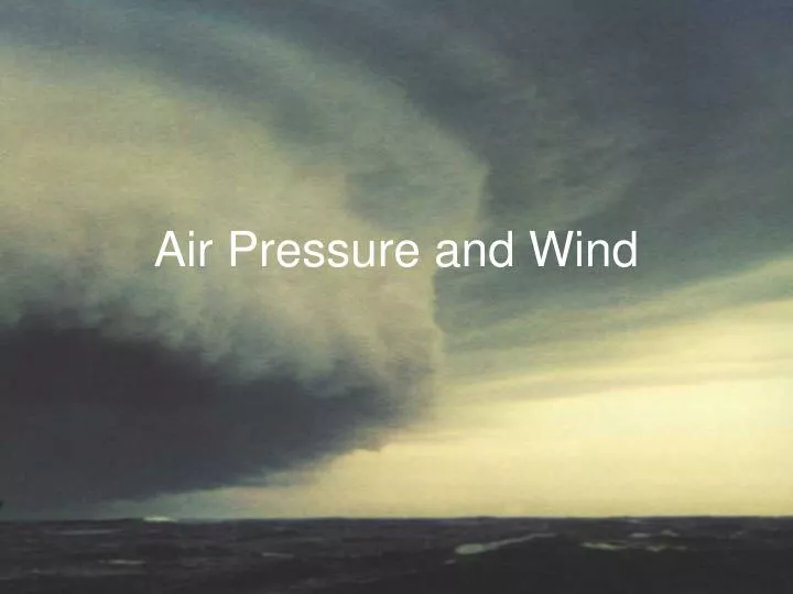 air pressure and wind
