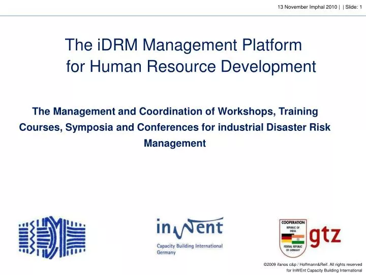 the idrm management platform for human resource development