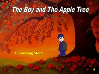 The Boy and The Apple Tree