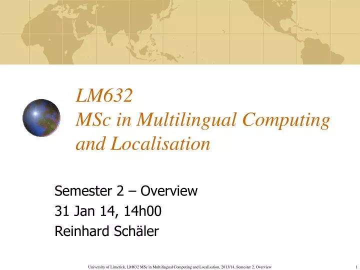 lm632 msc in multilingual computing and localisation
