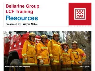 Bellarine Group LCF Training Resources