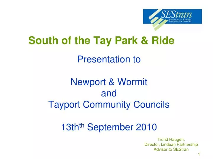 south of the tay park ride