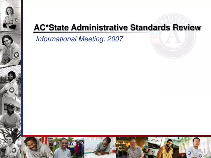 ac state administrative standards review