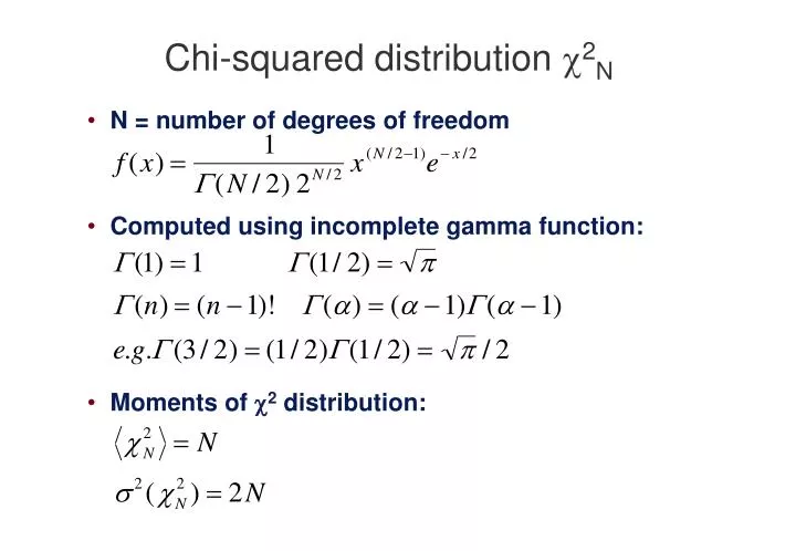 chi squared distribution 2 n