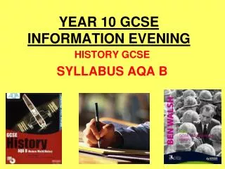 YEAR 10 GCSE INFORMATION EVENING