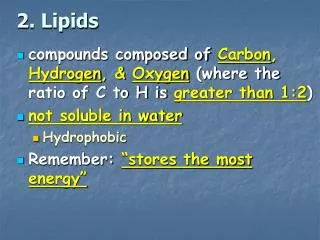 2. Lipids