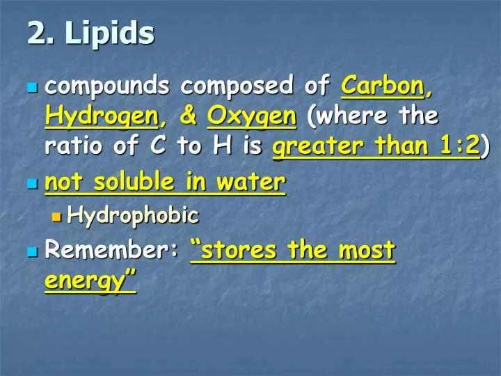 2 lipids