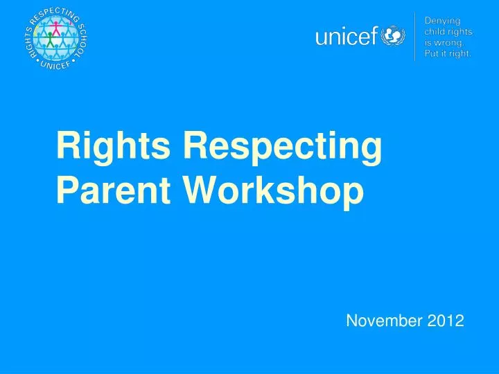 rights respecting parent workshop