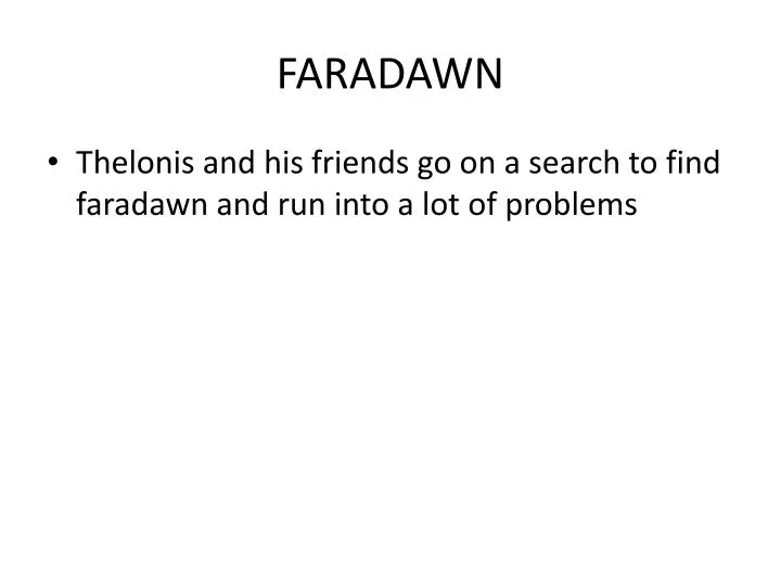 faradawn