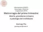 Gianluigi Pilu gianluigi.pilu@unibo.it - slide 1