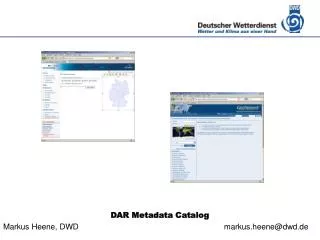 DAR Metadata Catalog