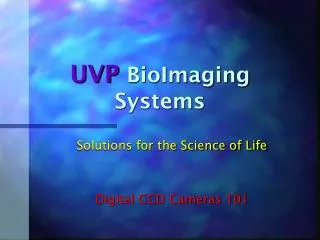 UVP BioImaging Systems