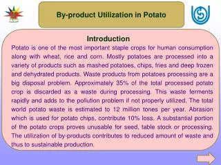 By-product Utilization in Potato