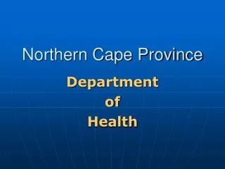 Northern Cape Province