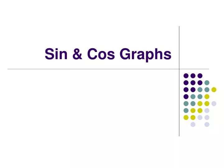 sin cos graphs