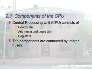 2 1 components of the cpu