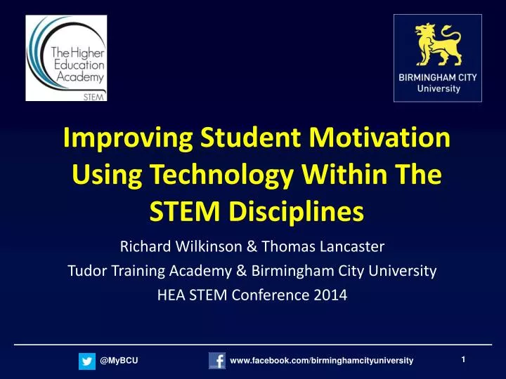 improving student motivation using technology within the stem disciplines