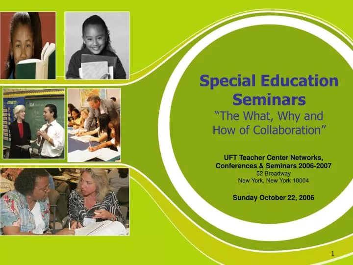 special education seminars the what why and how of collaboration