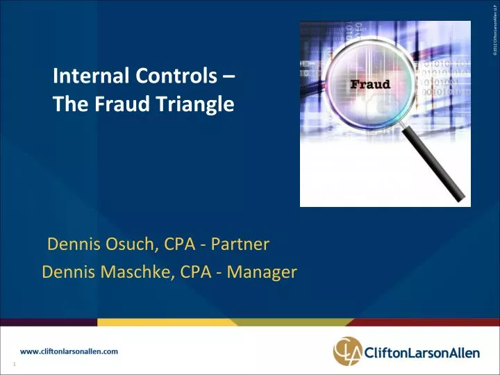 internal controls the fraud triangle