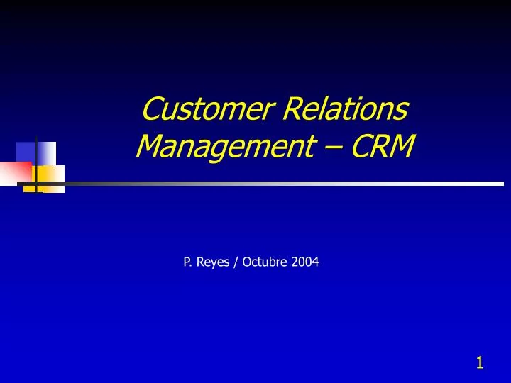 customer relations management crm
