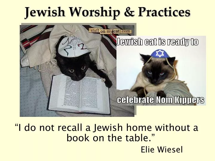 jewish worship practices