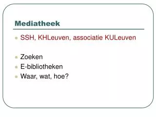 mediatheek
