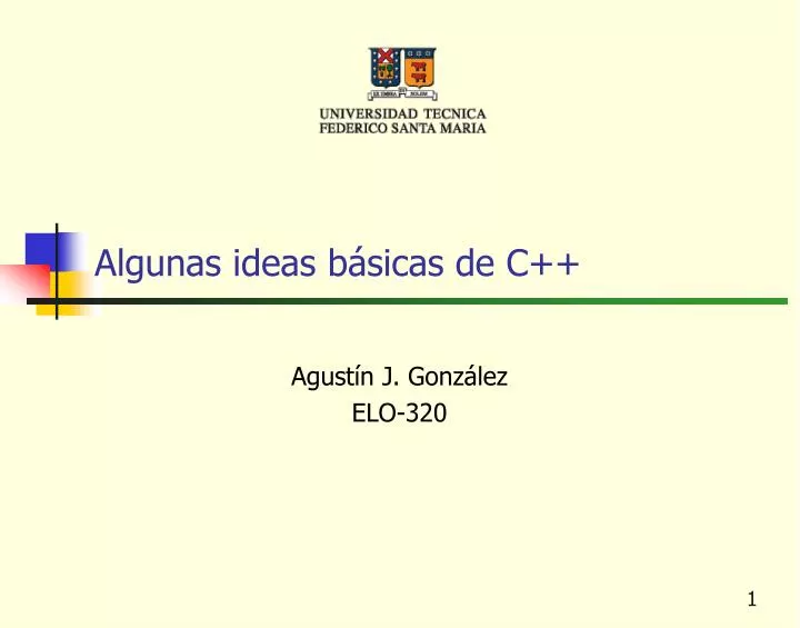 algunas ideas b sicas de c