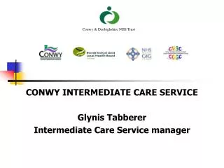 CONWY INTERMEDIATE CARE SERVICE Glynis Tabberer Intermediate Care Service manager