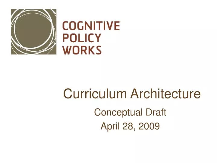 curriculum architecture
