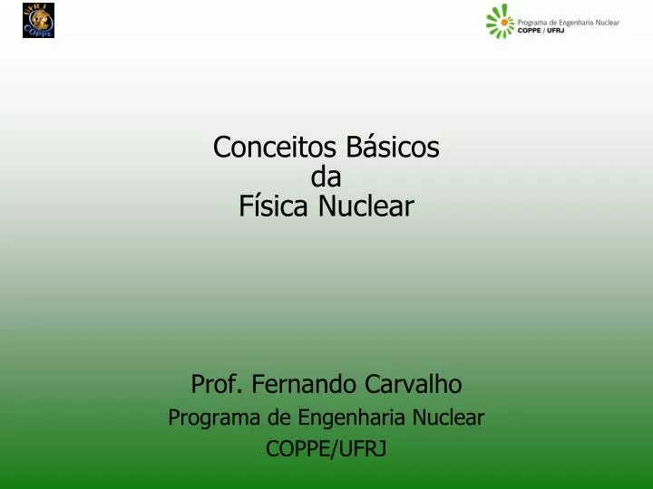 conceitos b sicos da f sica nuclear