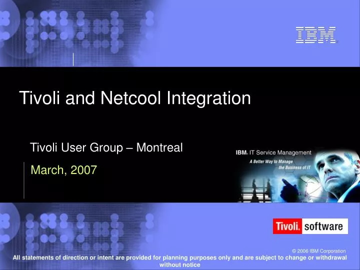 tivoli and netcool integration