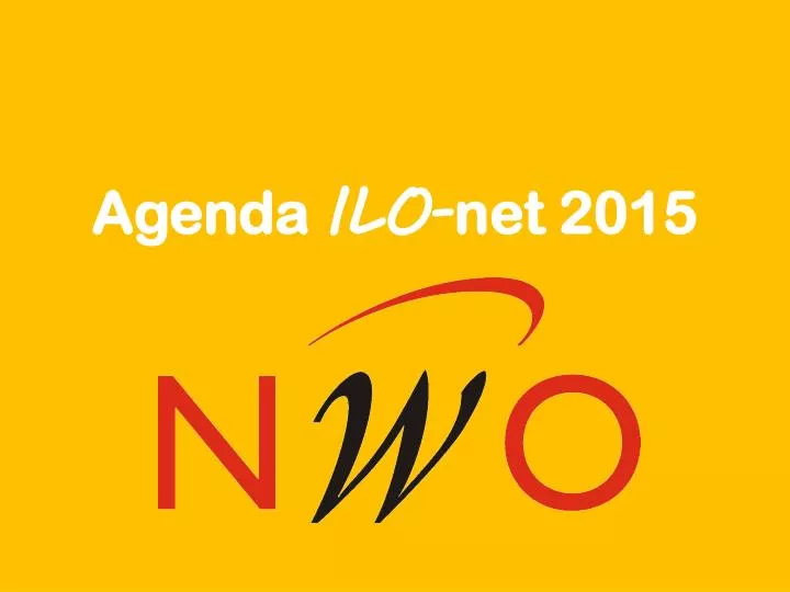 agenda ilo net 2015