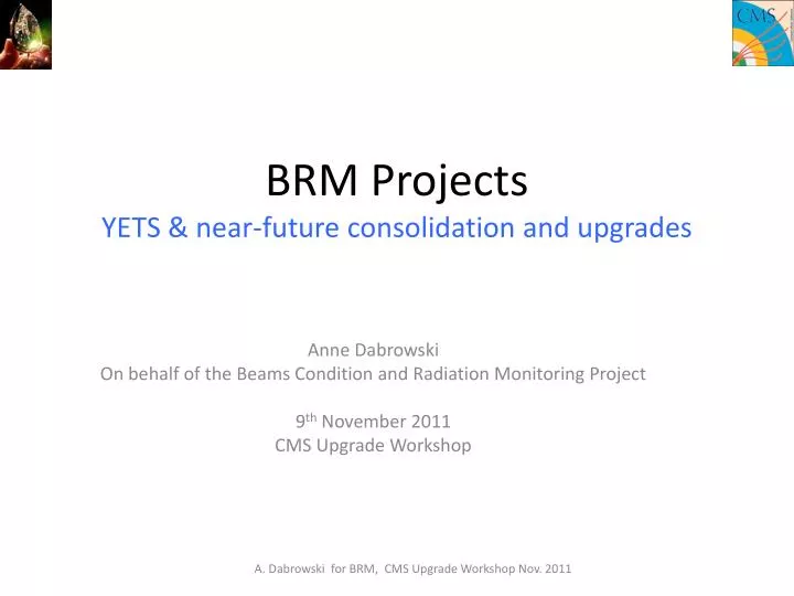 brm projects yets near future consolidation and upgrades