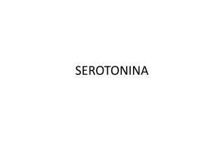 serotonina