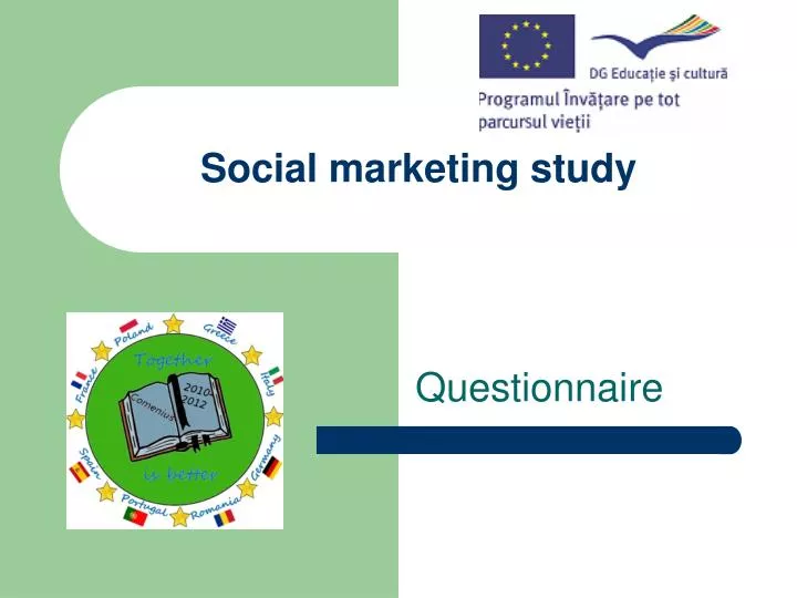 social marketing study