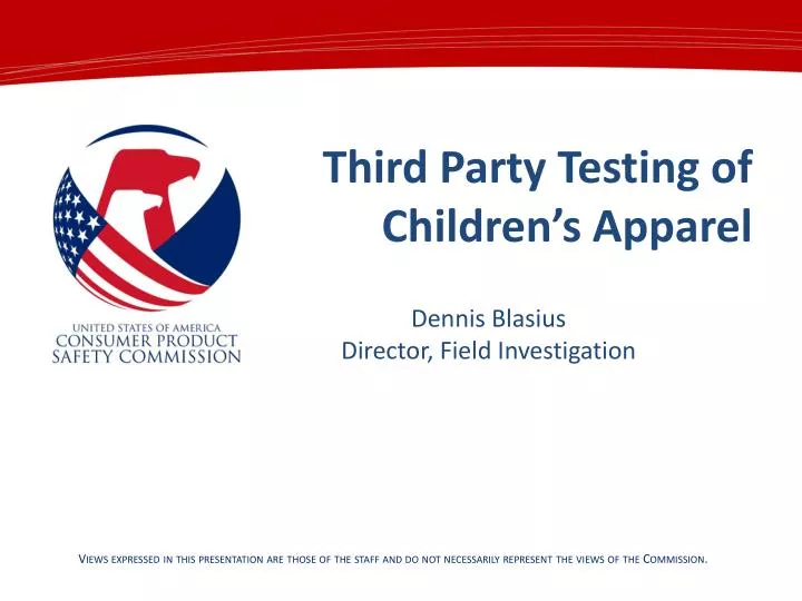 third party testing of children s apparel