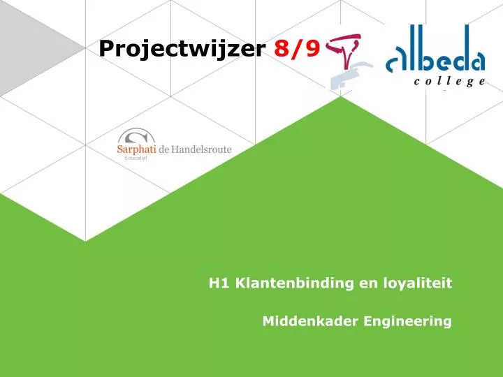 projectwijzer 8 9