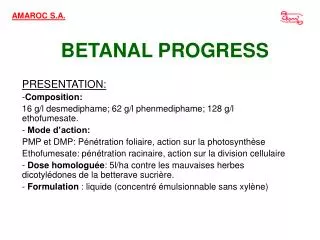 betanal progress