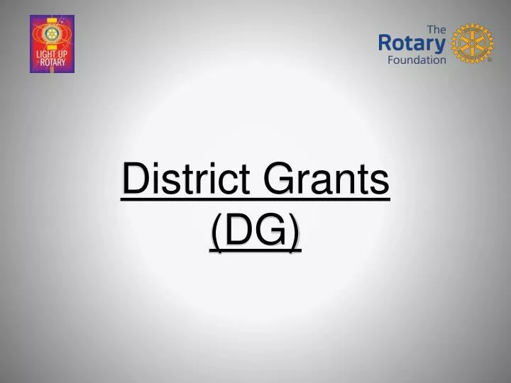 district grants dg