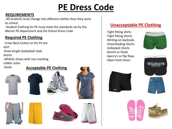 pe dress code