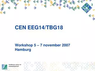 CEN EEG14/TBG18