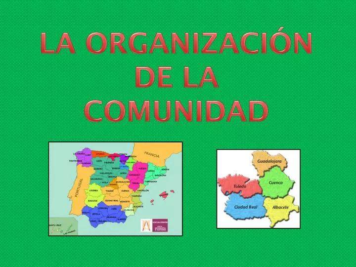 la organizaci n de la comunidad