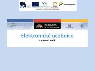 elektronick u ebnice ing zden k pavl k
