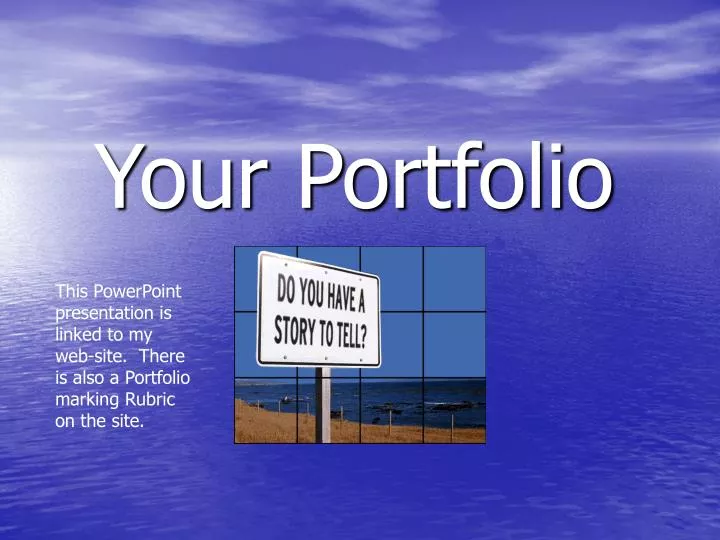 your portfolio